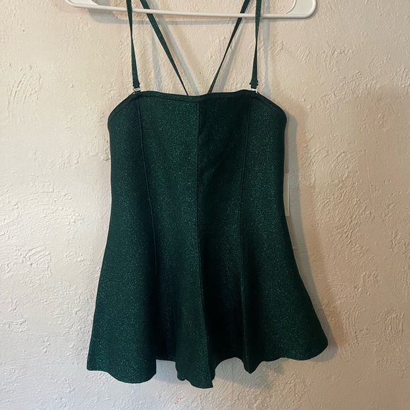 Pilcro Hourglass Sparkly Knit Tank Top - Picture 1 of 9